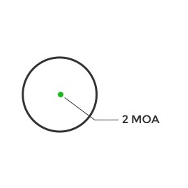 HOLOSUN Green 2MOA Dot, Cast Aluminum, Enclosed, Shake Awake, Rifle - AEMS-CORE-120101