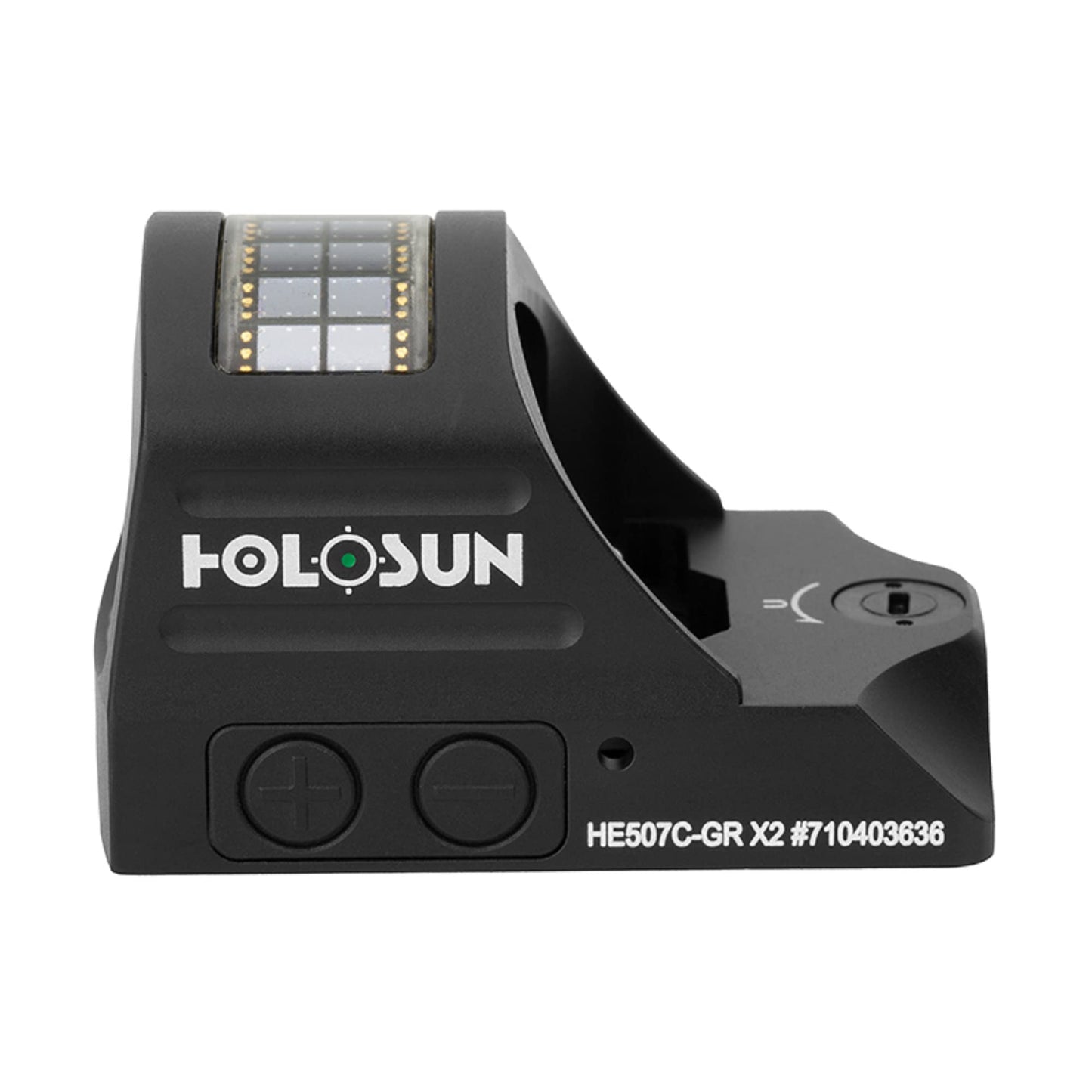 HOLOSUN Green Multi-Reticle, 7075 Aluminum, Open, Solar, Shake Awake, Pistol - HE507C-GR X2