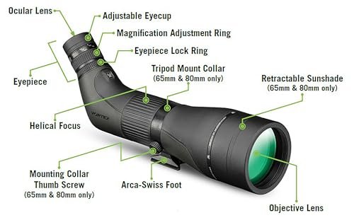 Vortex Optics Crossfire HD Spotting Scopes (12-36x50 Angled)