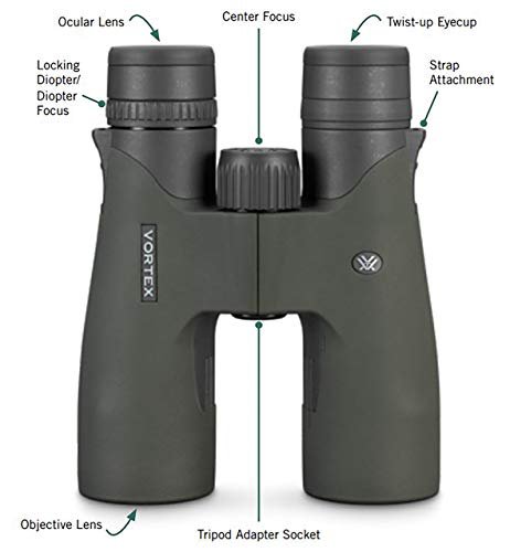 Vortex Razor UHD 10x42 Binoculars | GlassPak Pro Harness RZB-1042