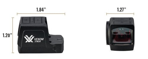 Vortex Optics Venom Enclosed Micro Red Dot Sights