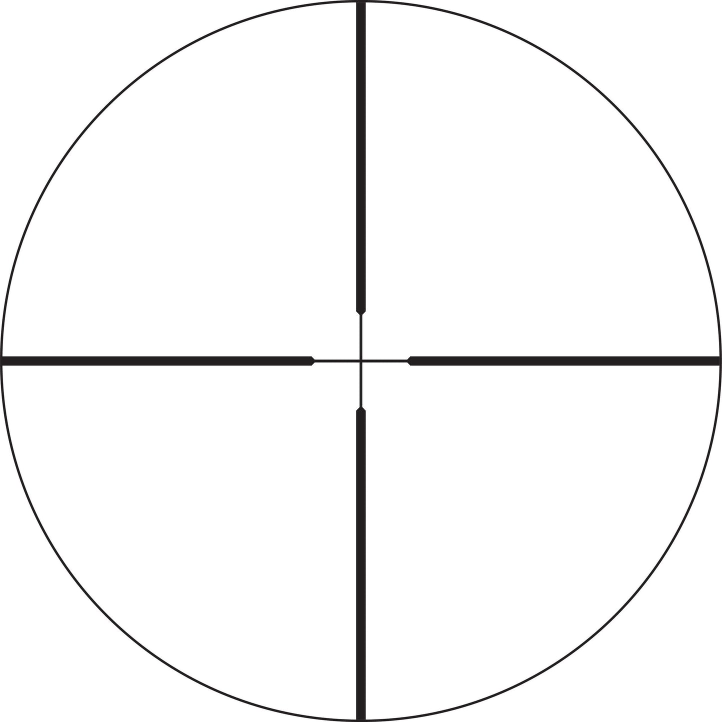 Vortex Optics Diamondback 2-7x35 Rimfire, Second Focal Plane Riflescope - V-Plex Reticle (MOA) , black
