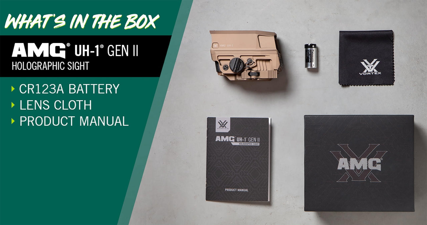 Vortex Optics AMG UH-1 Gen II Holographic Sight - Tan