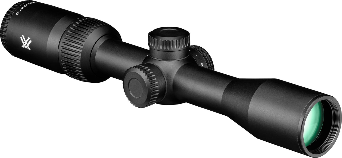 Vortex Crossfire HD 2-7x32 Second Focal Plane, 1-inch Tube Riflescope - Illuminated Dead-Hold 2A BDC MOA