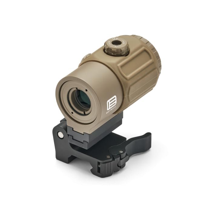 EOTECH Micro 3 Power Magnifier with Quick Disconnect, Switch to Side (STS) Mount, Tan
