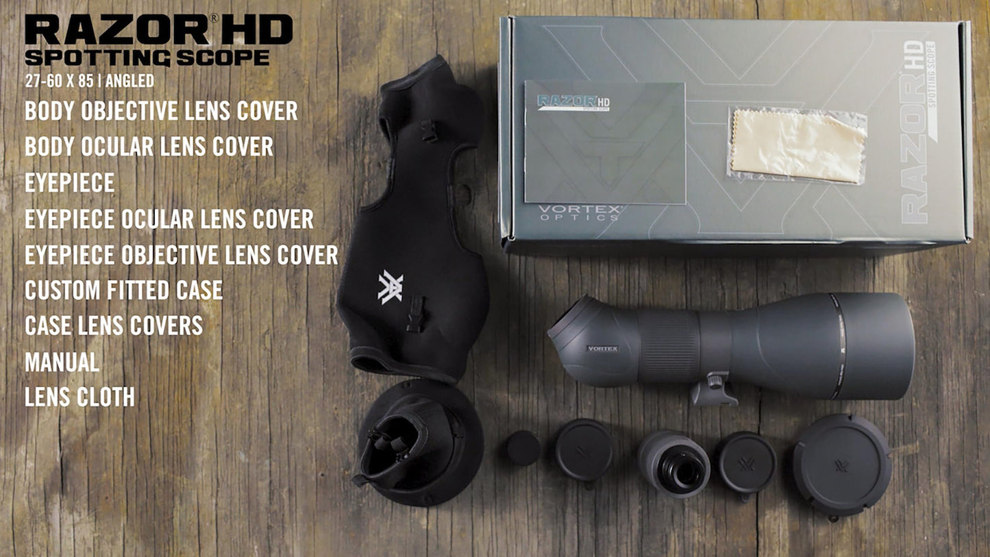 Vortex Optics Razor HD Spotting Scopes - RS-85A