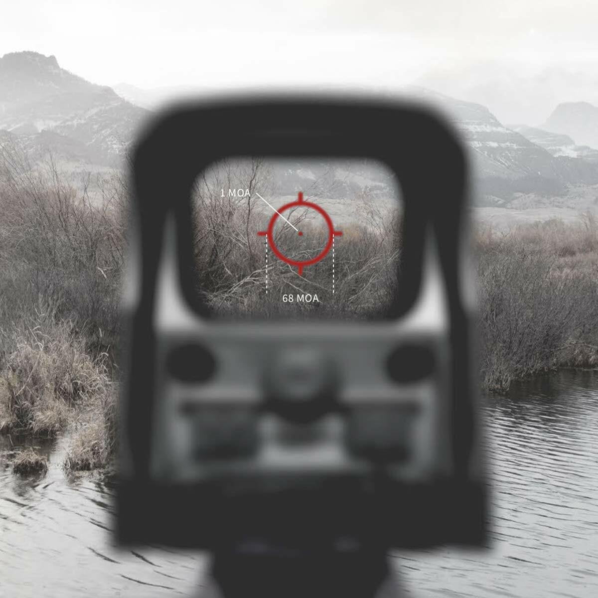 EOTECH Holographic Weapon Sight 65 MOA Circle with 1 MOA Dot - XPS2-0