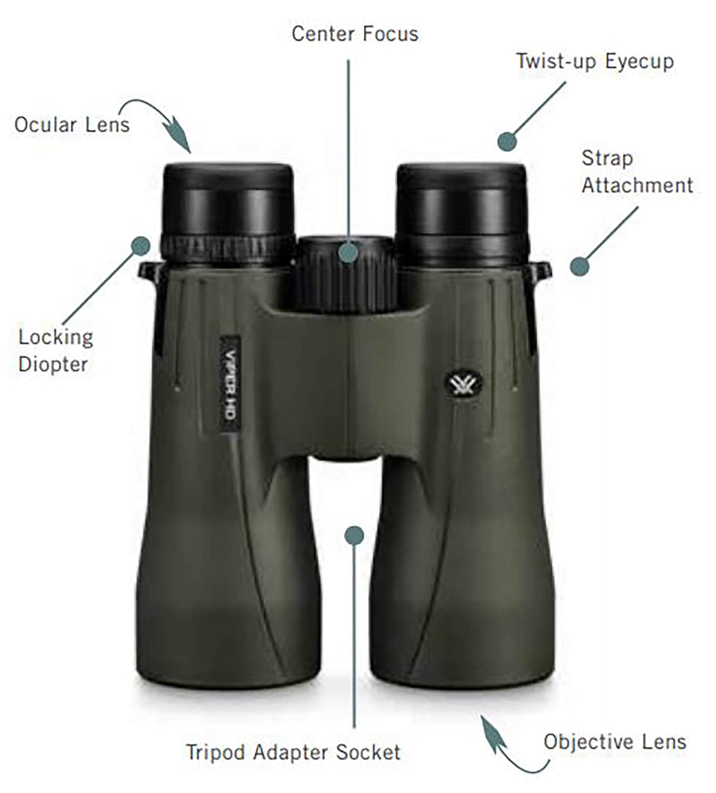 Vortex Optics Viper HD Roof Prism Binoculars 8x42