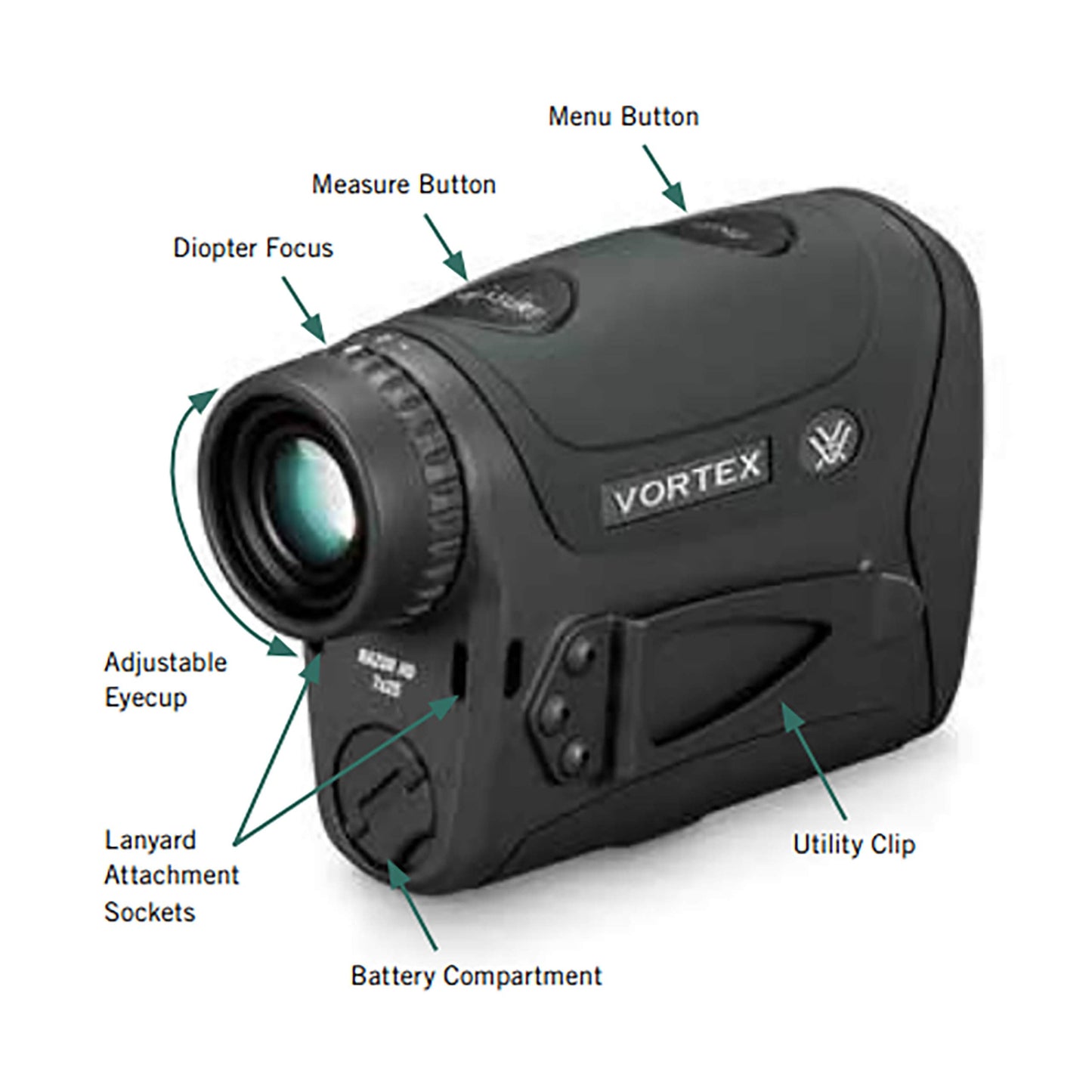 Vortex Optics Razor HD 4000 Laser Rangefinder - LRF-250