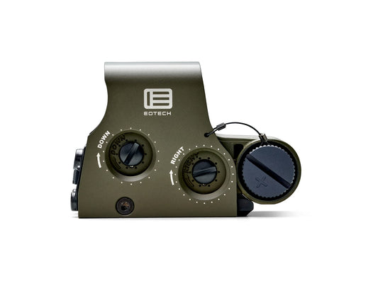 EOTECH XPS2-0 Holographic Sight Green Reticle; Single CR123 battery;reticle pattern with 68 MOA ring and 1 MOA dot - side buttons-single QD lever - XPS2-0 ODGRN