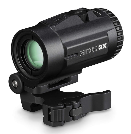 Vortex Optics Micro 3x Magnifier w/ Quick Release Flip Mount - V3XM