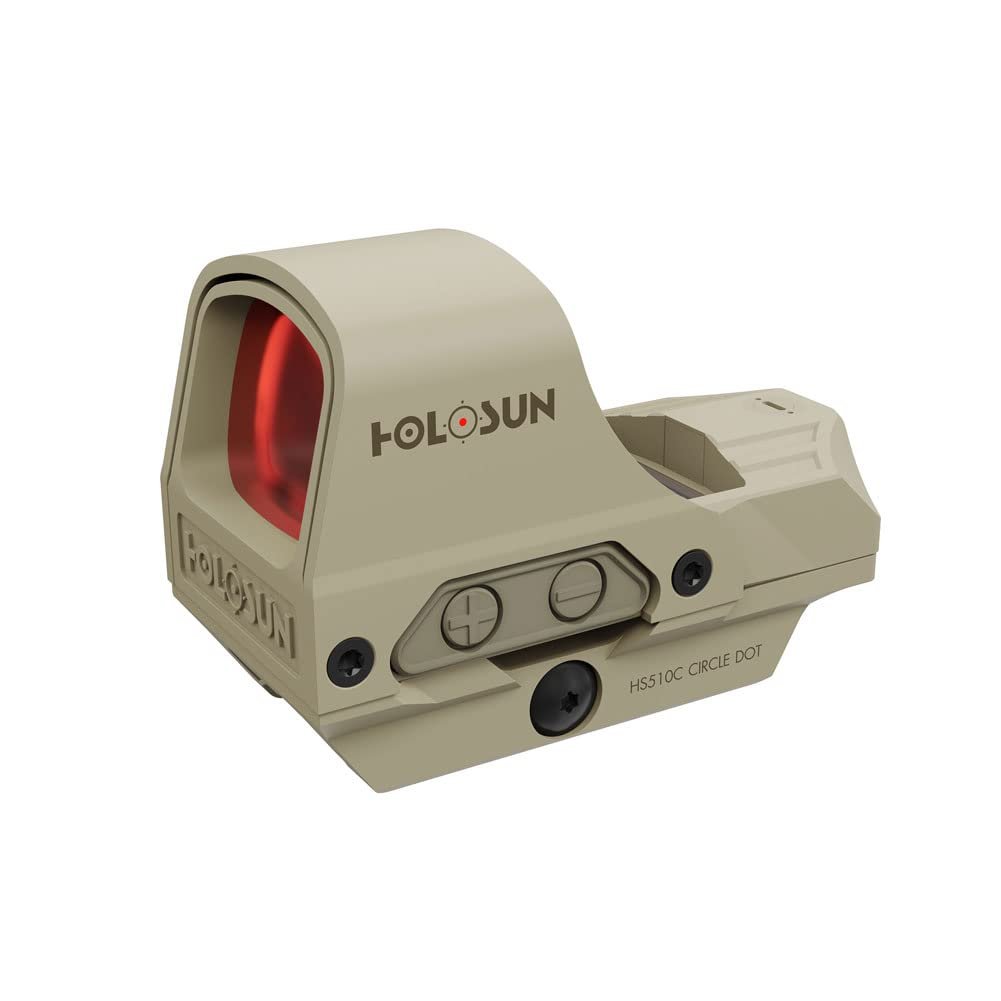 Holosun HS510C-FDE-R Red Multi-Reticle Reflex Sight FDE