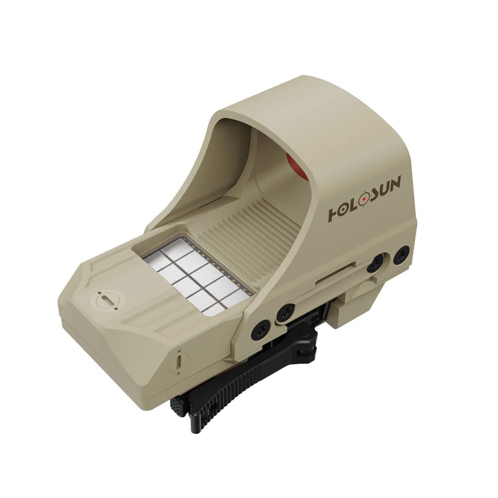 HOLOSUN FDE Housing, Red Multi-Reticle, 6061 Aluminum, Open, Solar, Shake Awake, Rifle - HS510C-FDE-R