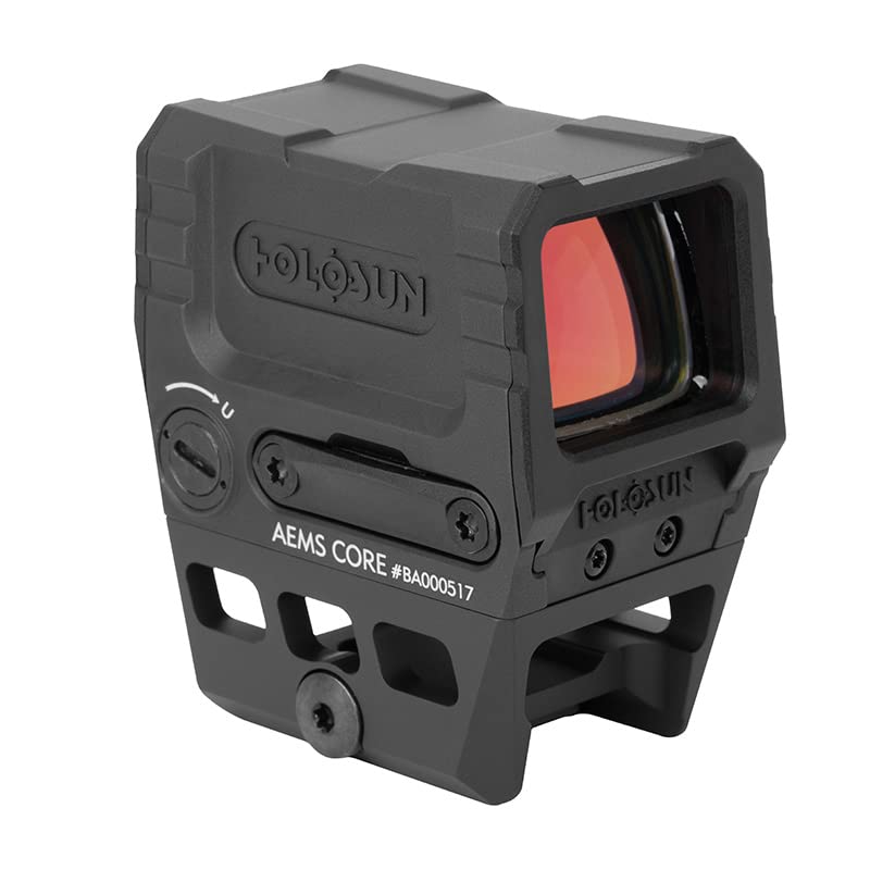 HOLOSUN Green 2MOA Dot, Cast Aluminum, Enclosed, Shake Awake, Rifle - AEMS-CORE-120101