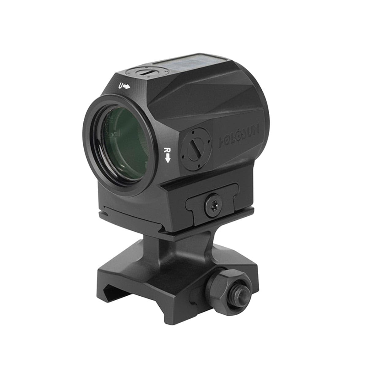 HOLOSUN Red Multi-Reticle, 7075 Aluminum, Enclosed, Solar Charging, Compact Tube, Rifle - SCRS-RD-MRS