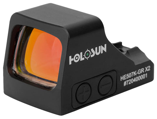 HOLOSUN Green Multi-Reticle, 7075 Aluminum, Open, Shake Awake, Compact Pistol - HE507K-GR X2