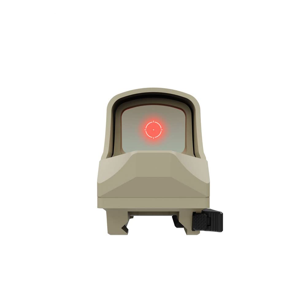 HOLOSUN FDE Housing, Red Multi-Reticle, 6061 Aluminum, Open, Solar, Shake Awake, Rifle - HS510C-FDE-R