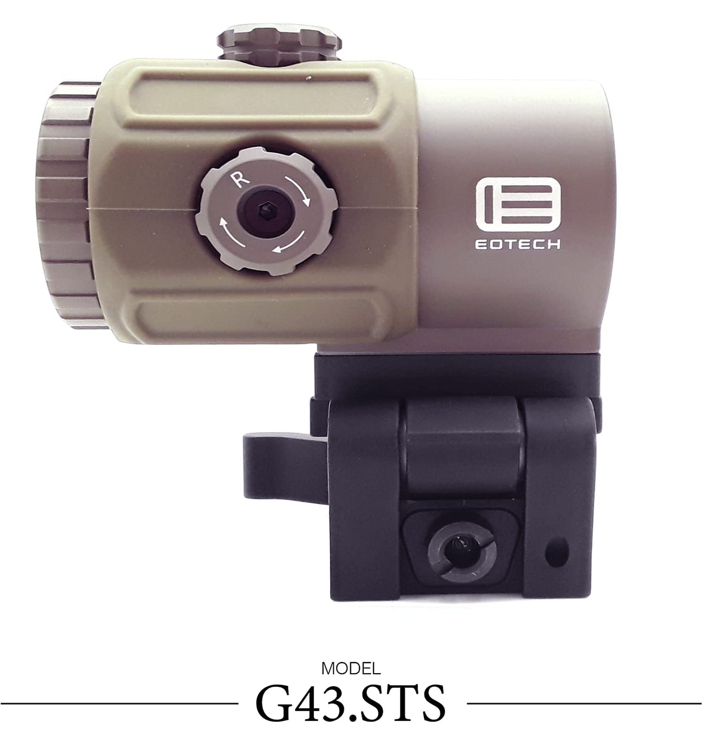 EOTECH Mico 3 power magnifer with quick disconnect, switch to side (STS) mount - G43.STSTAN