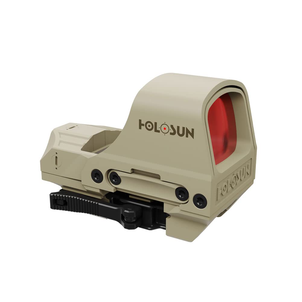HOLOSUN FDE Housing, Red Multi-Reticle, 6061 Aluminum, Open, Solar, Shake Awake, Rifle - HS510C-FDE-R