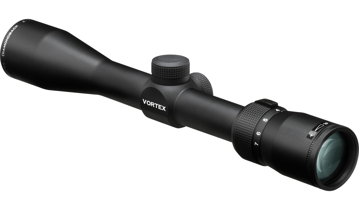 Vortex Optics Diamondback 2-7x35 Rimfire, Second Focal Plane Riflescope - V-Plex Reticle (MOA) , black
