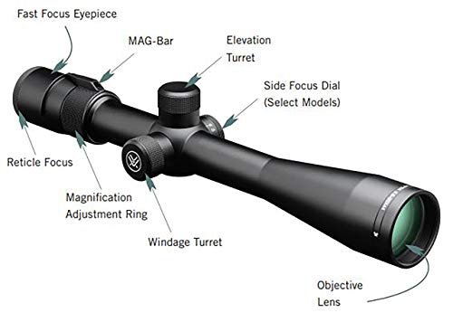 Vortex Optics Viper 6.5-20x50 Parallax Adjustment, Second Focal Plane Riflescope - Mil Dot Reticle