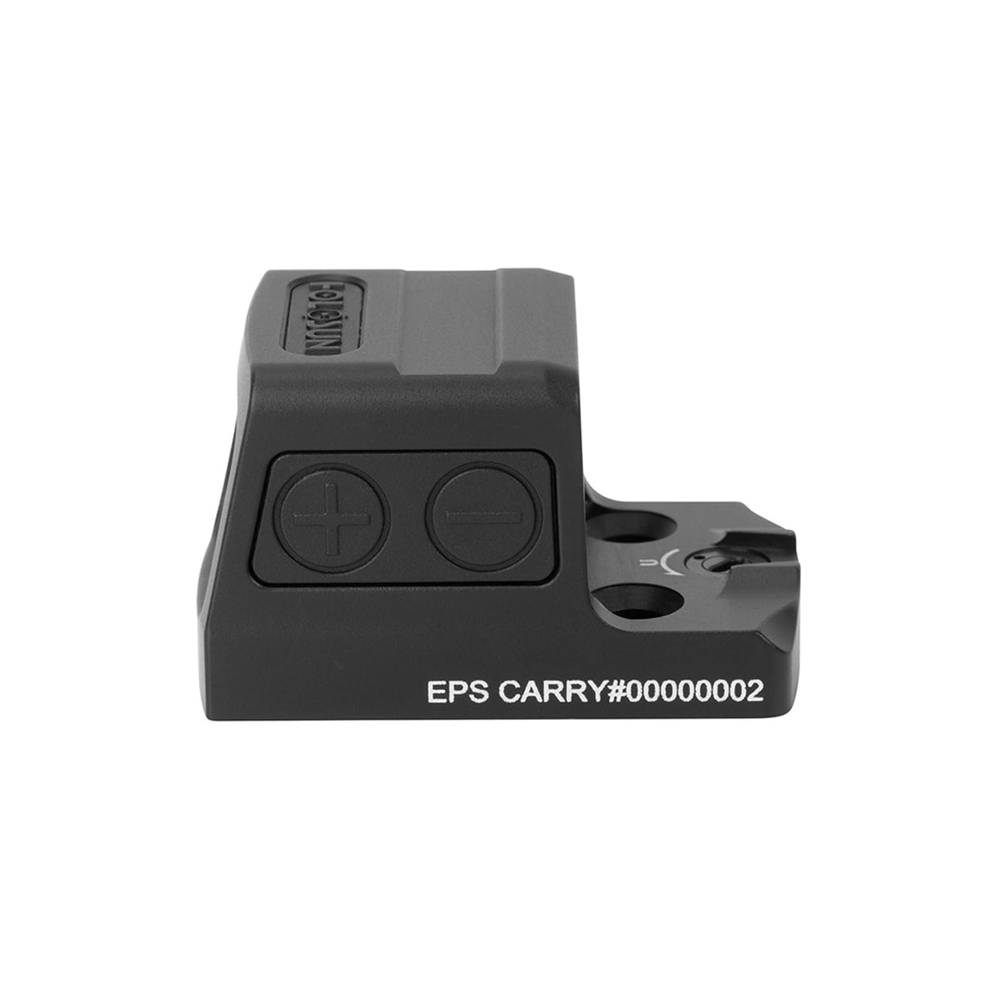 HOLOSUN EPS Carry Red 2 MOA Dot Reflex Pistol Sight - Waterproof Shake-Awake Parallax-Free Aluminum Enclosed Sight for Subcompact Handguns - RMSc-to-K Footprint Adapter Plate Included