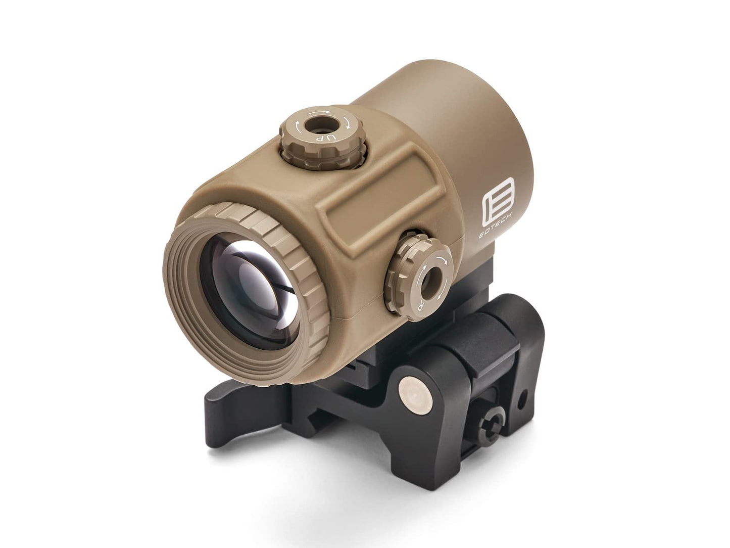 EOTECH Micro 3 Power Magnifier with Quick Disconnect, Switch to Side (STS) Mount, Tan