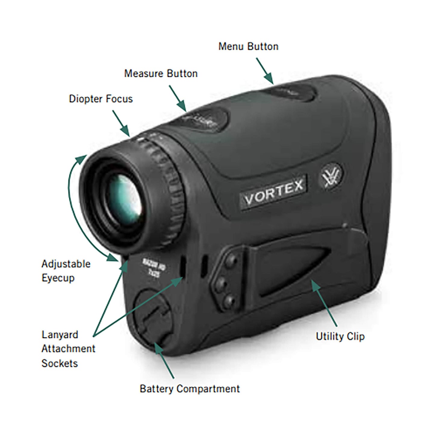 Vortex Optics Razor HD 4000 Laser Rangefinder - LRF-250