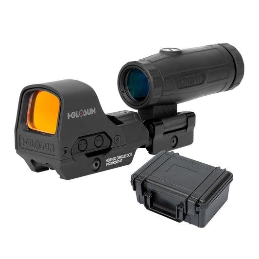 Holosun HS510C and HM3X Red Dot Sight Magnifier Combo
