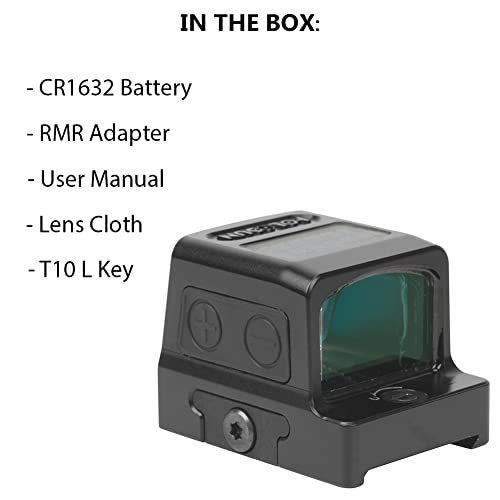 Holosun HE509T-RD X2 Enclosed Red Multi-Reticle Pistol Sight