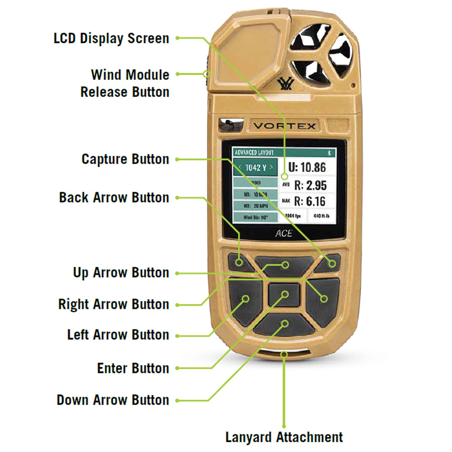 Vortex Ace Ballistic Weather Meter