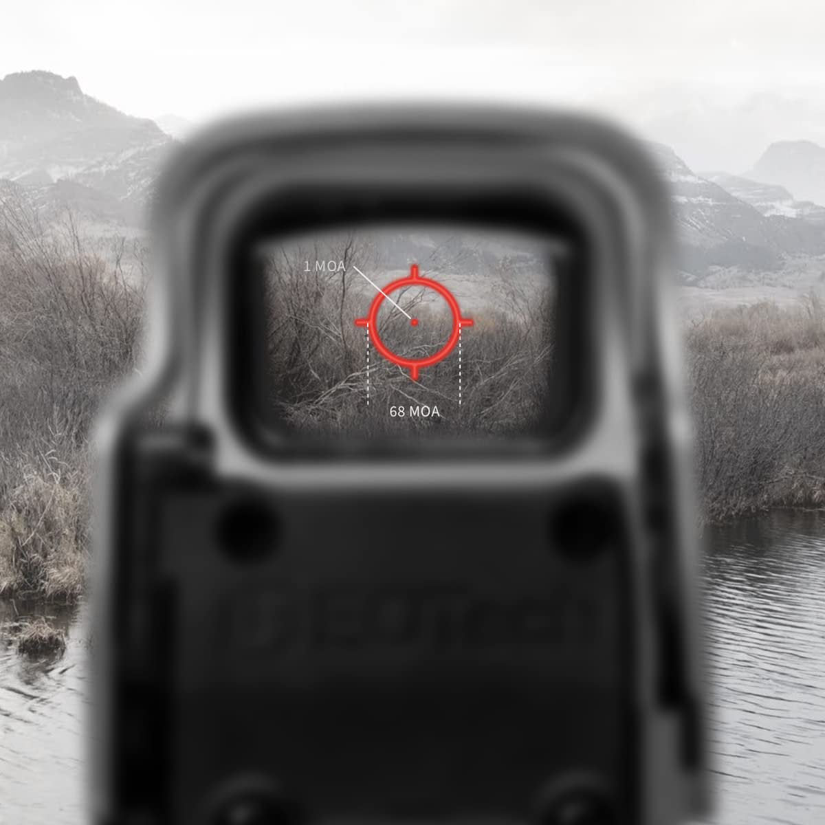 EOTECH EXPS2-0 Red Holographic Sight 68 MOA Ring Black