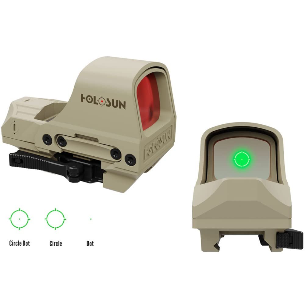 Holosun HS510C-FDE-G Green Multi-Reticle Reflex Sight FDE