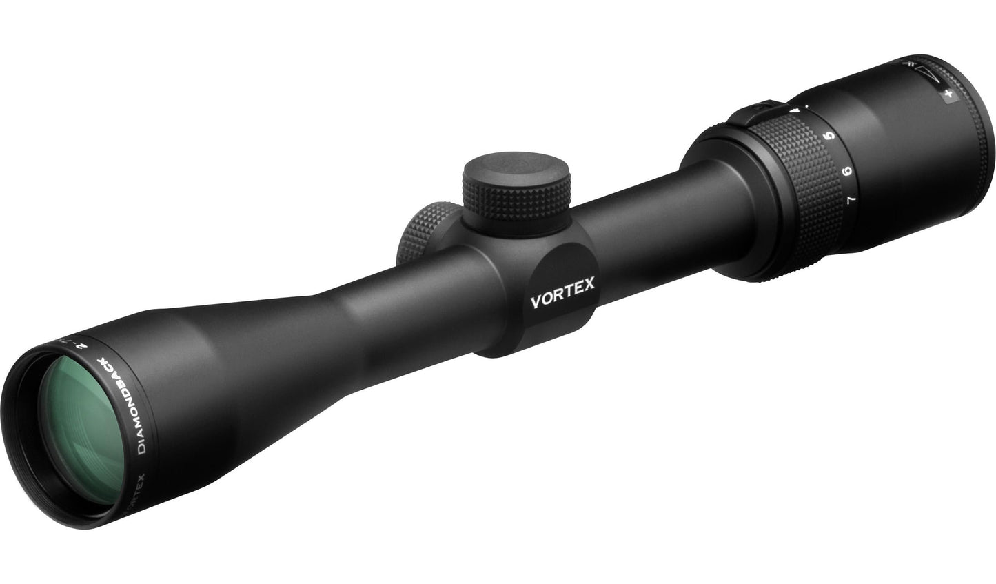 Vortex Optics Diamondback 2-7x35 Rimfire, Second Focal Plane Riflescope - V-Plex Reticle (MOA) , black