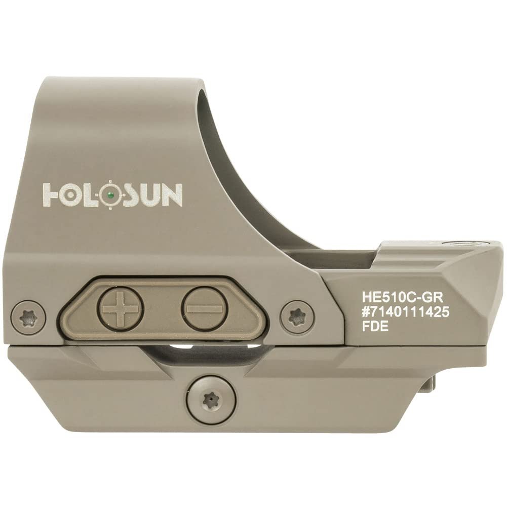 Holosun HS510C-FDE-G Green Multi-Reticle Reflex Sight FDE