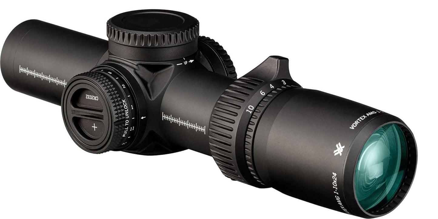 Vortex AMG 1-10x24 First Focal Plane Riflescope - EBR-9 (MRAD) Reticle