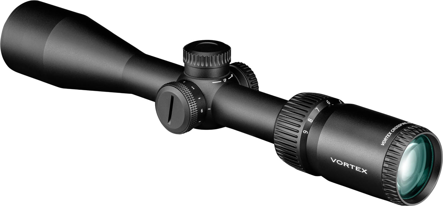 Vortex Crossfire HD 3-9x40 Second Focal Plane, 1-inch Tube Riflescope - Illuminated Dead-Hold 2A BDC MOA Reticle