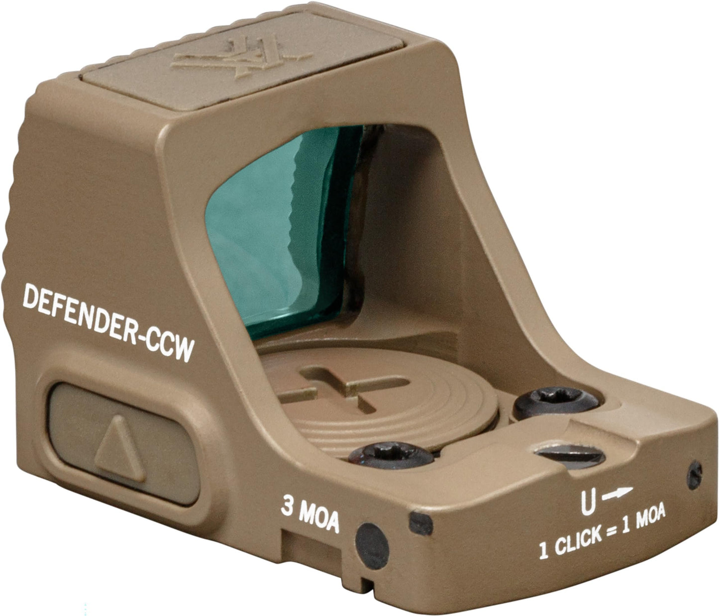 Vortex Optics Defender-CCW Micro Red Dot Sight (3 MOA - Red Dot, Tan)