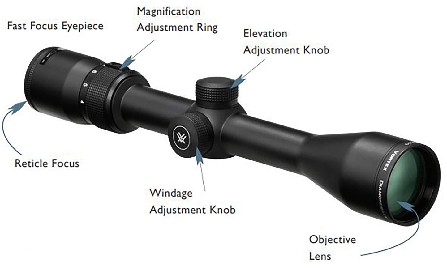Vortex Optics Diamondback 3.5-10x50 Second Focal Plane Riflescope - Dead-Hold