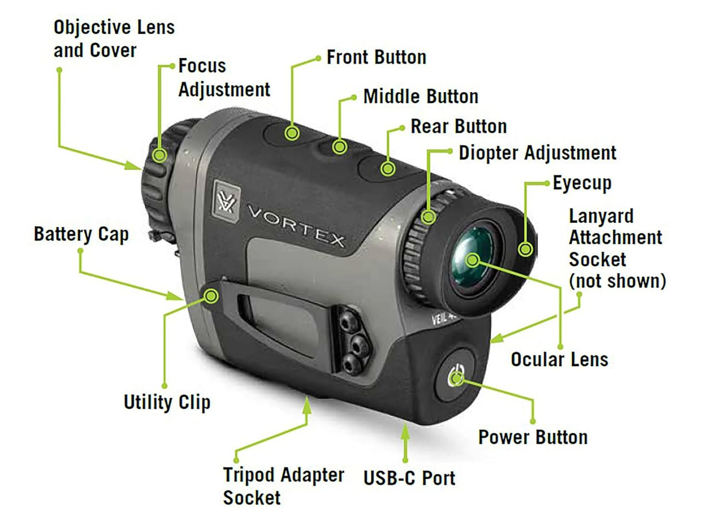 Vortex Veil 400 Thermal Monocular