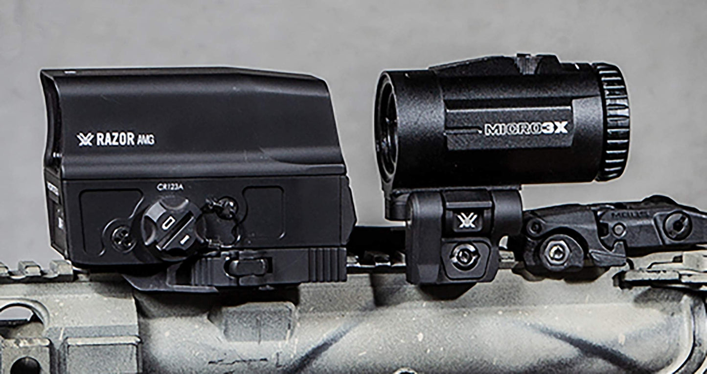 Vortex Optics Micro 3x Magnifier w/ Quick Release Flip Mount - V3XM