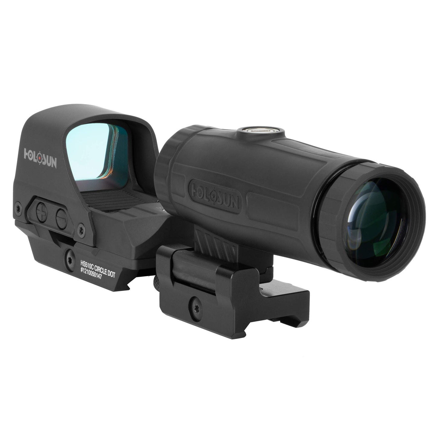 HOLOSUN Reflex Red Dot Sight + HM3X 3X Magnifier Combo Set - HS510C+HM3X Combo