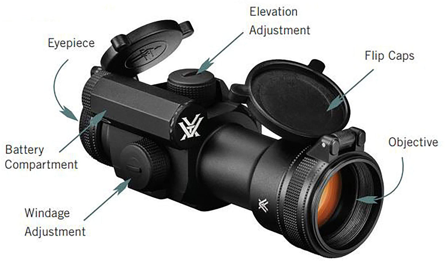 Vortex Optics Strikefire II Red Dot Sights - SF-BR-504
