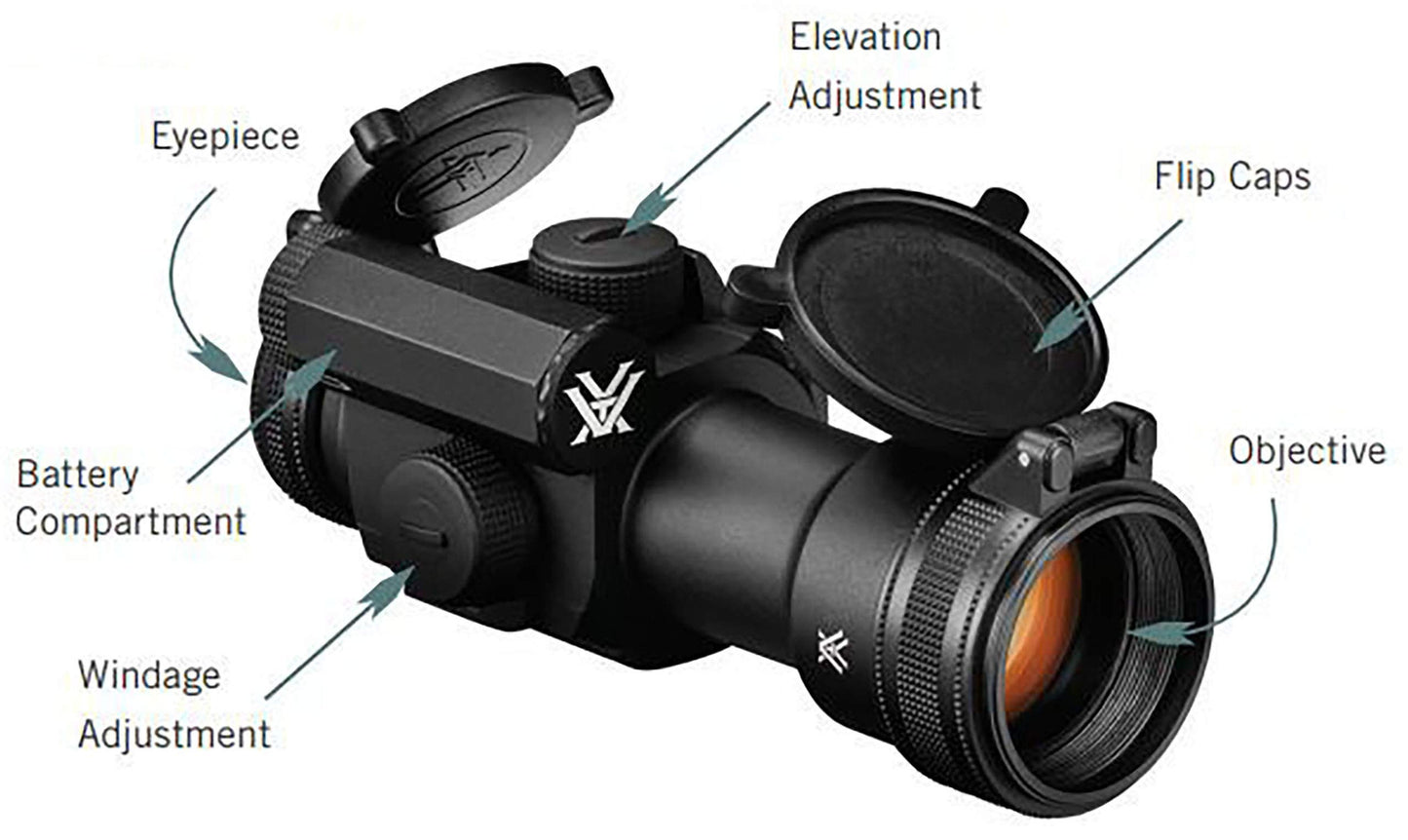 Vortex Optics Strikefire II Red Green Dot Sight - SF-RG-501